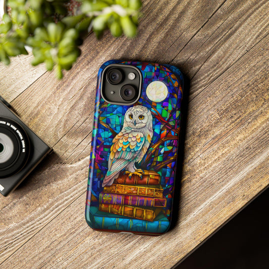 Faux Stained Glass Phone Case, Magic Phone Case School of Wizardry, iPhone 15 14 13 12 11 Pro Max 8 Plus X, Samsung Galaxy S23 S22 S20 Ultra