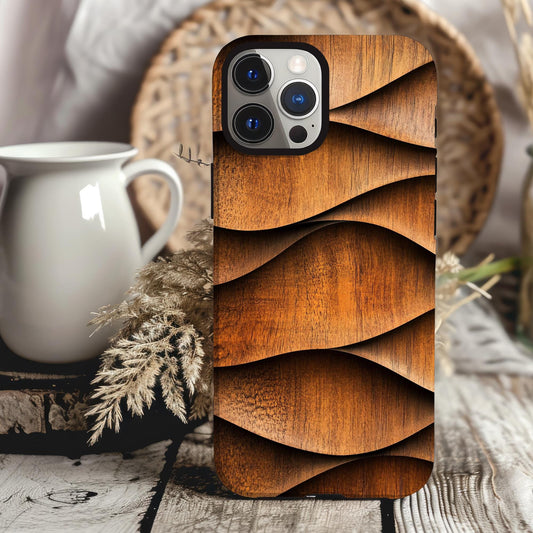 Rustic Wood Grain Design Phone Case iPhone 15 14 13 12 11 pro max Samsung Galaxy S22 S23 S24 Ultra Google Pixel 6 7 8 Wooden Phone Case Look