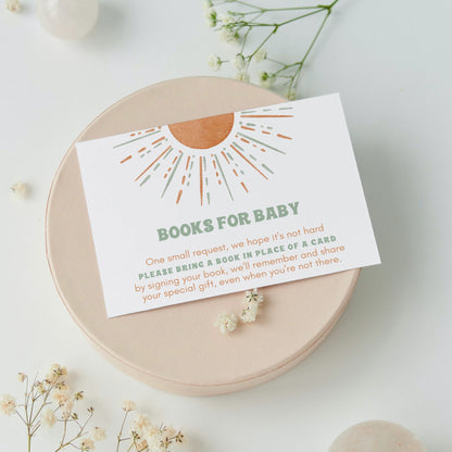 Here Comes The Son Baby Shower Invite Set, Editable Sunshine Baby Shower Invitation Bundle, Retro Boho Boy Sun Invite, Instant Download